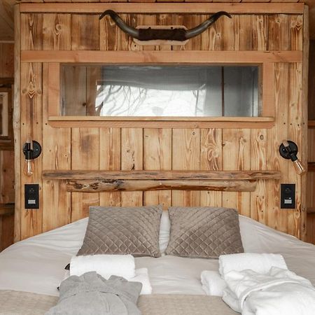 La Cabane Ofuro Villa Celles  Kültér fotó